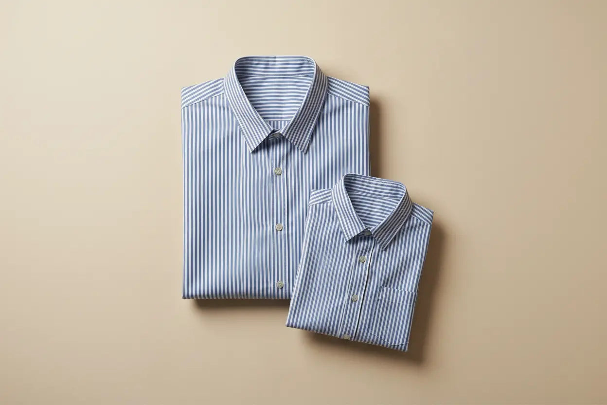 Le duo de chemises Rayures Classiques COLLAB