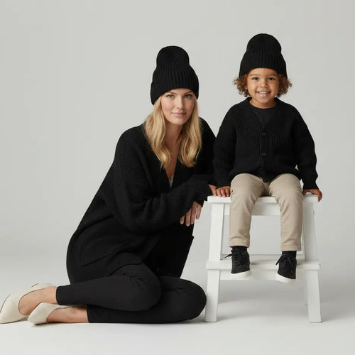 Le duo de bonnets Chaleur Partagée COLLAB